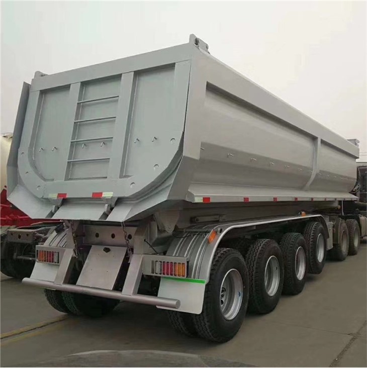 Dump truck semi trailer3