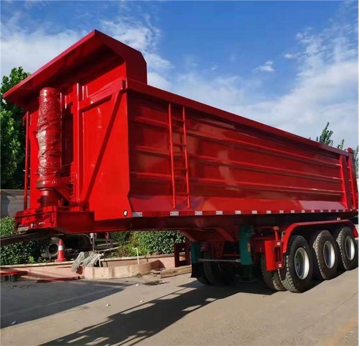 Dump truck semi trailer5